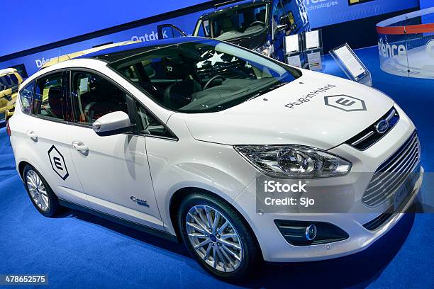 Форд Cmax Подключите Hybrid — стоковые фотографии и другие картинки 2014 - 2014, Ford Motor Company, Авто-шоу