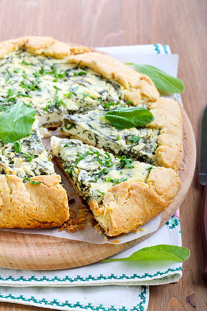 istock Spinach and feta galette 478654722