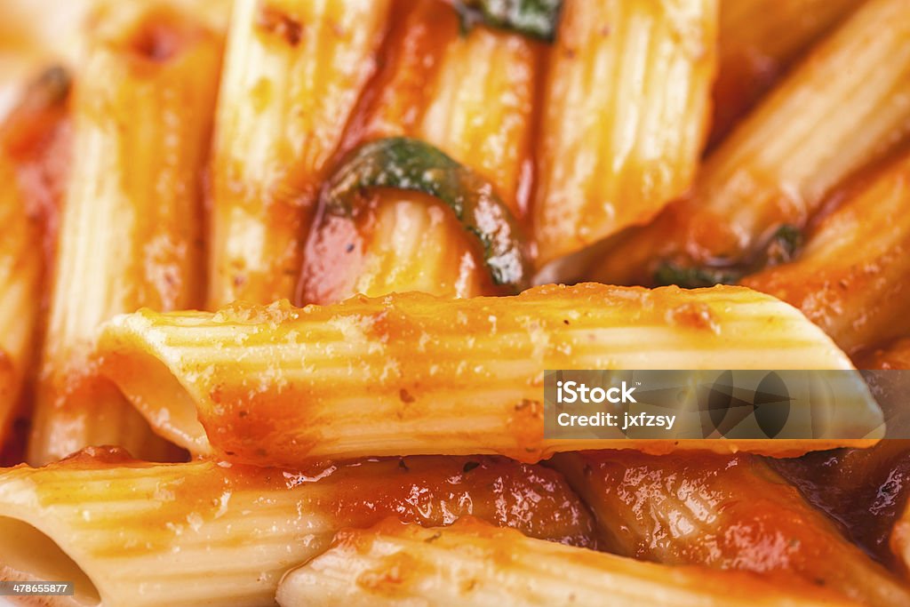 Pasta con pomodoro Salsa di manzo - Foto stock royalty-free di Alimentazione sana