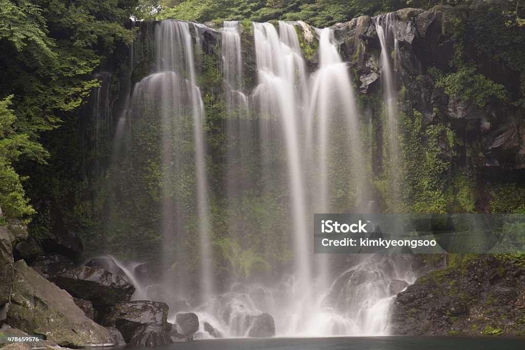 Waterfall in korea 2015 Stock Photo