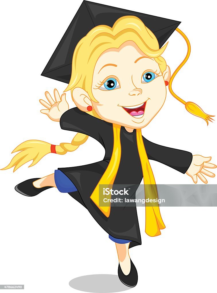 Happy graduate vector illustration of Happy graduate 2015 stock vector