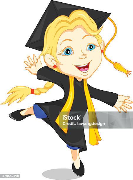 Happy Graduate Stock Illustration - Download Image Now - 2015, Achievement, Adult