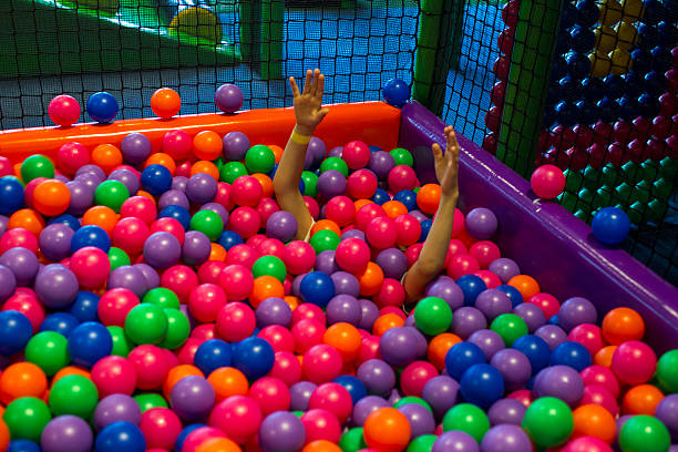 istock Play center for children, ball pool 478663314