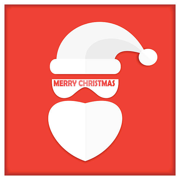 Santa Claus Icon Vector illustration for posters, banners, web design,  greeting cards  санта клаус stock illustrations