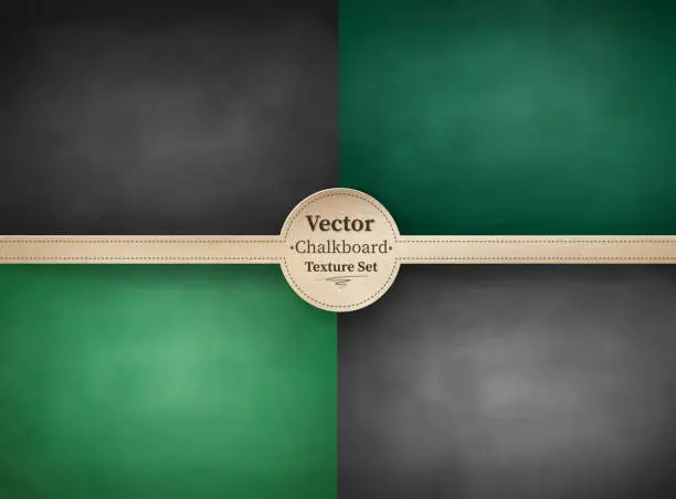 Vector illustration of School chalkboard backgrounds.