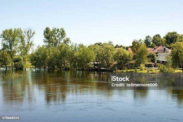 Its Flooding Down In Ponidzie Region Poland Stock Photo - Download Image Now - Activity, Blurred Motion, Building Exterior