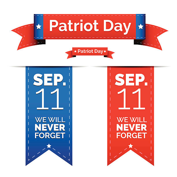 Patriot day vector set Patriot day vector set never the same stock illustrations