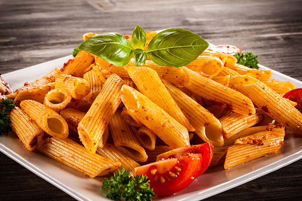 istock Pasta with pesto sauce and parmesan 478668648