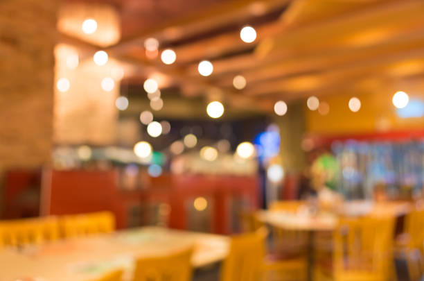 istock Coffee shop blur background with bokeh image. 478669090