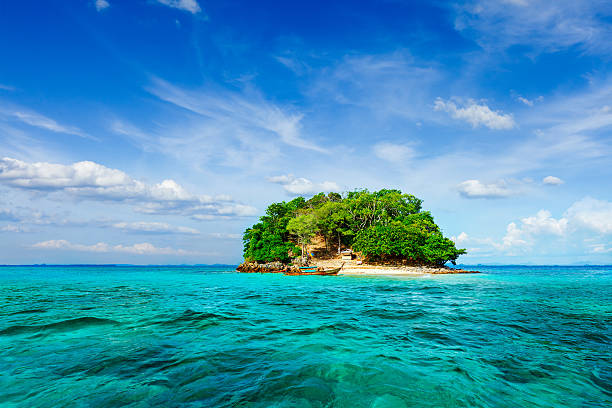istock Tropical island in sea 478669224