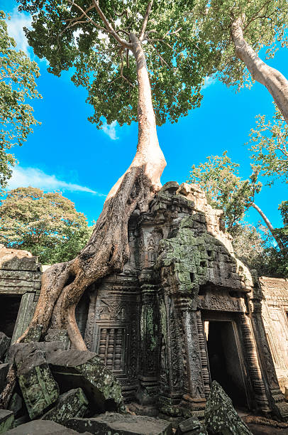 istock Ancient buddhist khmer temple in Angkor Wat complex, Siem Reap 478671493