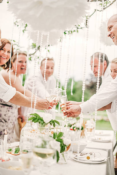 istock Friends toasting at a summer party 478671852