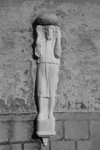 Arab statue at Campo dei Mori in Venice.
