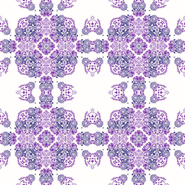 istock Decorative art, geometric pattern, symmetrical illustration, abstract fractals, seamless ornament. 478673151