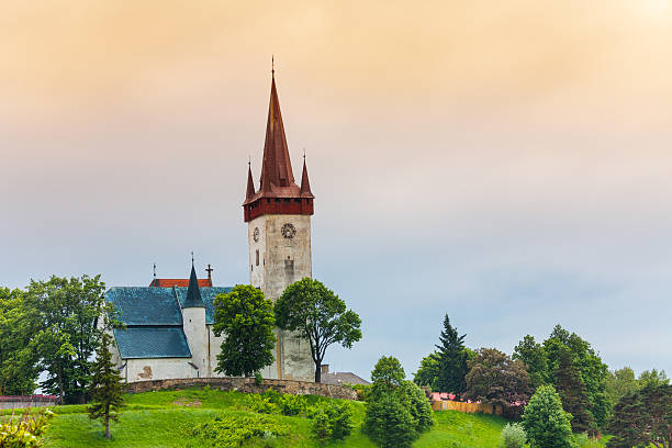 istock Old village church in Slovakia 478677471