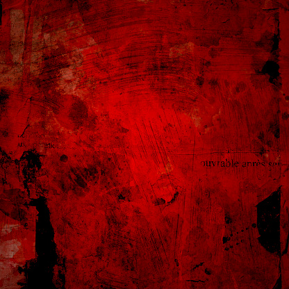 abstract red background with blood splatters