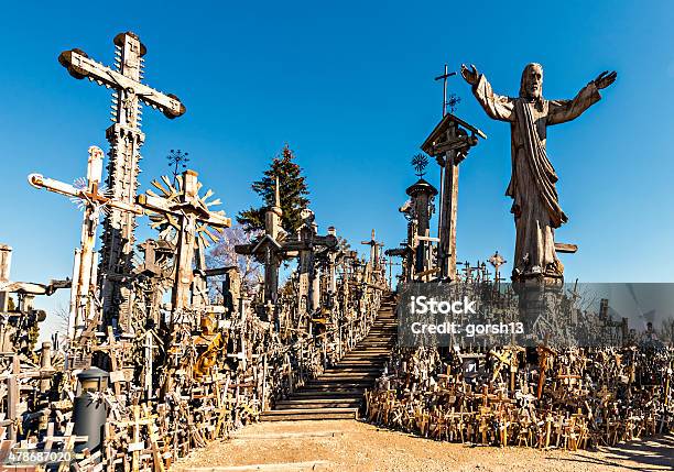 Hill Of The Crosses Near Siauliai City In Lithuania Stock Photo - Download Image Now