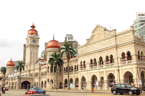 KUALA LUMPUR, MALAYSIA - 09 JUNE, 2015: Sultan Abdul Samad Building in sunlight day.Kuala lumper, Malaysia: Sultan Abdul Samad Building