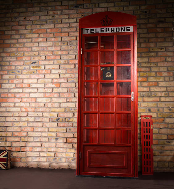 istock Replica iconic British telephone booth 478690086