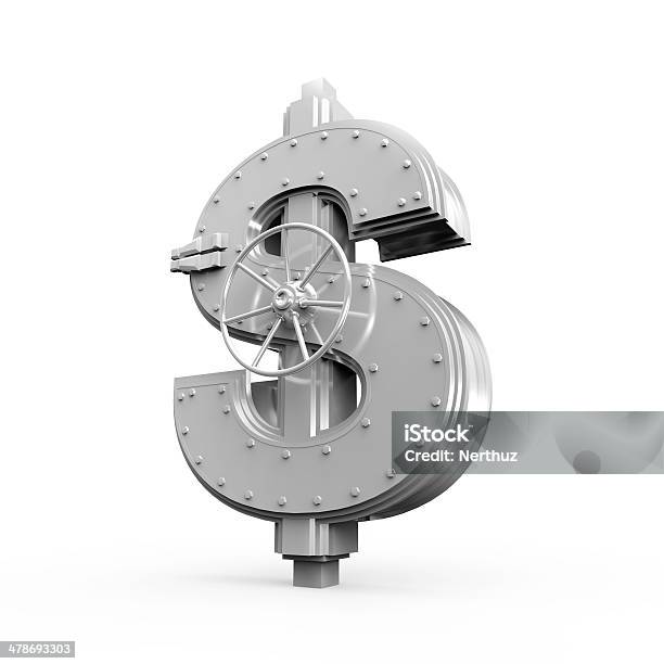 Dollar Bank Safe Stock Photo - Download Image Now - Paper Currency, Safety, Vaulted Door