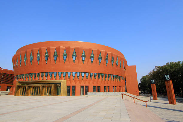 el campus de la universidad de pekín tsinghua arquitectura y el paisaje, c - tsinghua fotografías e imágenes de stock