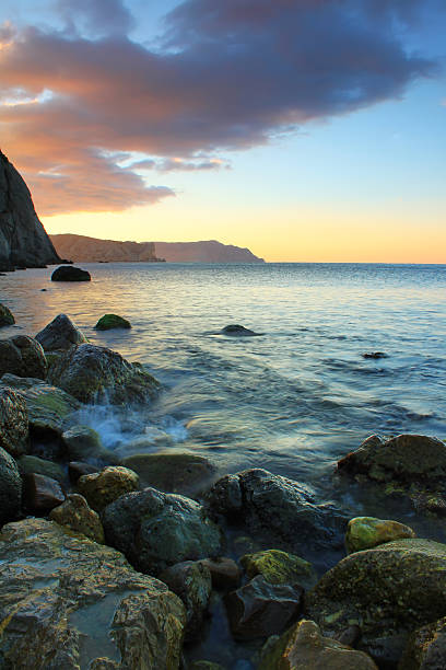 istock Calm sunset on the ocean beach 478698408