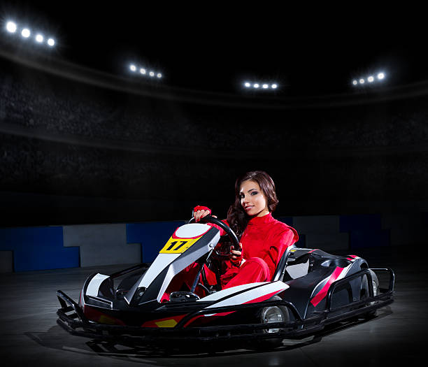 istock Young girl karting racer 478699624