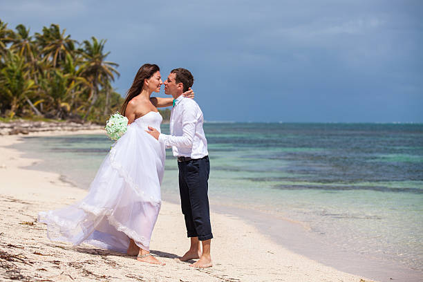 istock Beach couple walking on romantic travel. 478700412