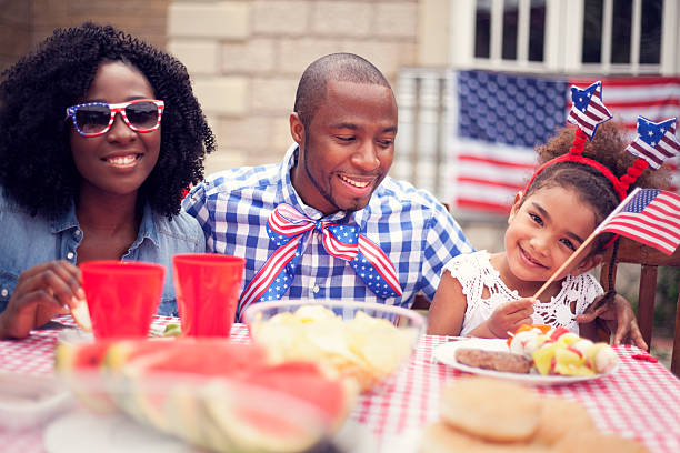 istock Family on Independence Day 478700516