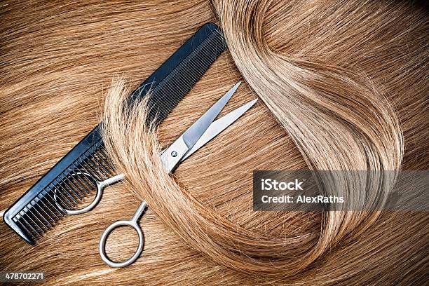 Hairdressing Stock Photo - Download Image Now - Scissors, Cutting, Hairdresser