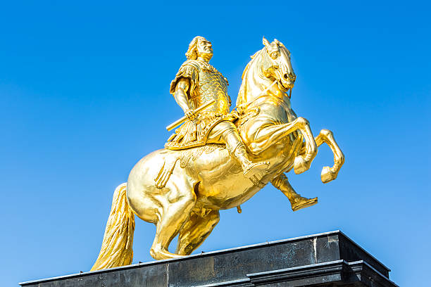 istock Golden Rider in Dresden 478702275