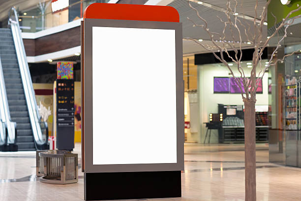 istock Citilayts with blank screen stands in a megastore 478703841