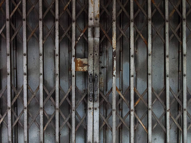 istock Old entrance steel door 478704149