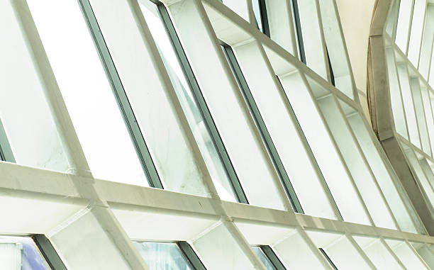 istock Business building interior, sunburst over building roof,structur 478720388