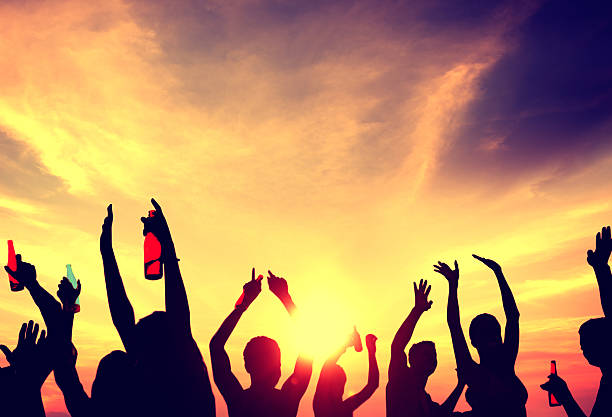 People Celebration Beach Party Summer Holiday Vacation Concept