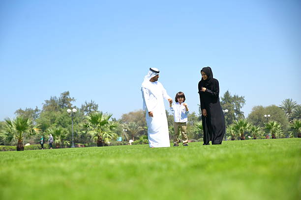 istock Arab Emirati family outdoors in park 478724572