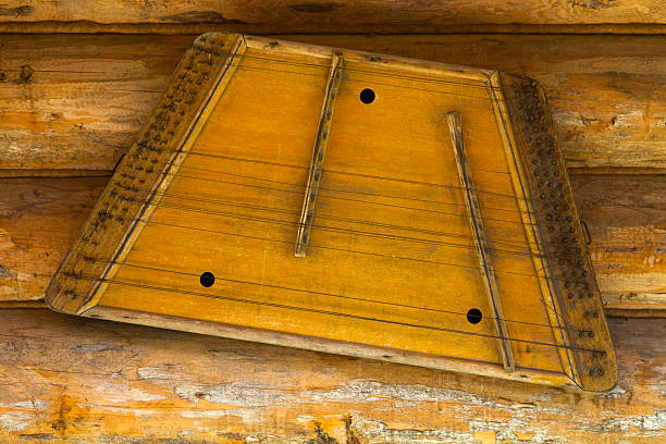 istock old gusli hanging on the wall 478724816