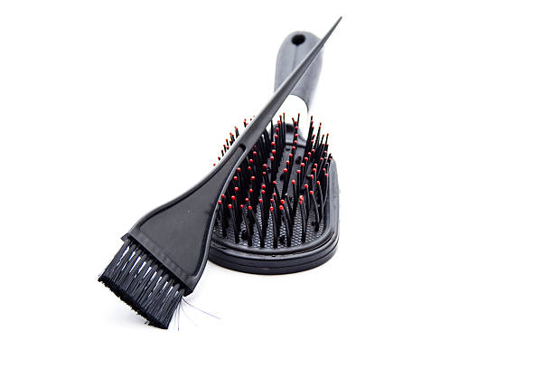 istock Plastic Hairbrush with Coloring Brush 478725281