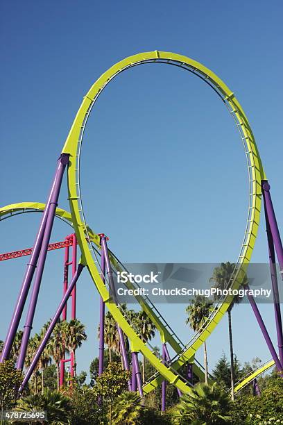 Achterbahn Amusement Park Ride Loop Stockfoto und mehr Bilder von Achterbahn - Achterbahn, Kreis, Vallejo