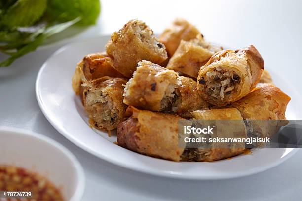Spring Roll Stock Photo - Download Image Now - Appetizer, Asia, Asian Culture