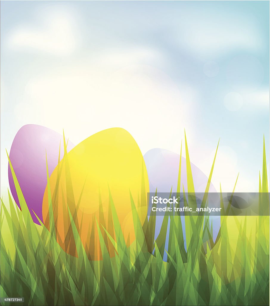 Ostern Hintergrund - Lizenzfrei Abstrakt Vektorgrafik