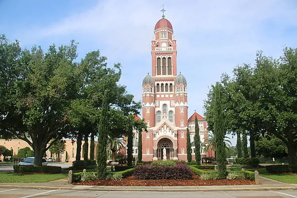 St-John's Cathedral, originally named l'Église St-Jean de Vermilion, was the first church in the Lafayette parish, Louisiana.