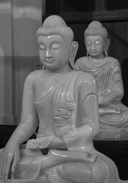 Photo of Buddha statues inside the Temple of the Tooth