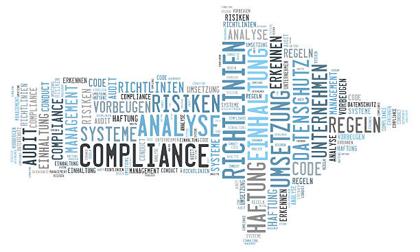 istock Compliance word cloud shaped as a arrow to the right 478732526