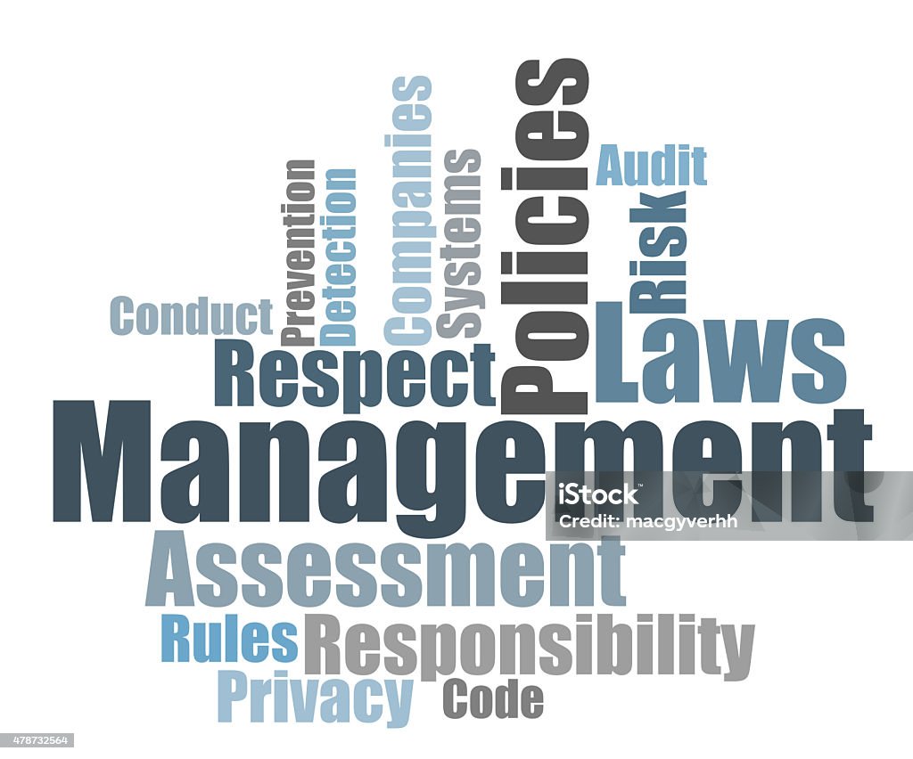 Compliance word cloud 2015 Stock Photo