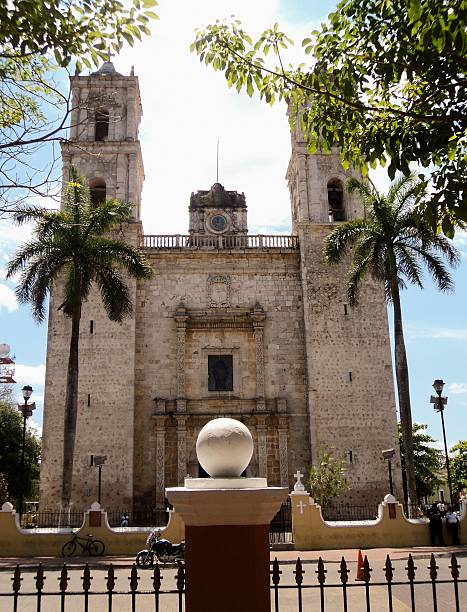 istock cathedral church Mexico  Valladoid 478733663
