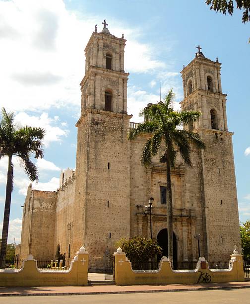 cathedral church Mexico Merida cathedral church Mexico Merida architecture yucatan stock pictures, royalty-free photos & images