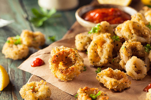 istock Homemade Breaded Fried Calamari 478735734