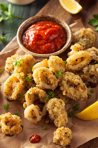 istock Homemade Breaded Fried Calamari 478735842