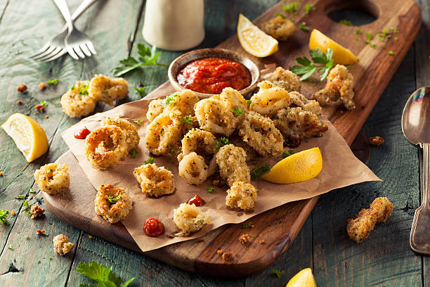 istock Homemade Breaded Fried Calamari 478735846